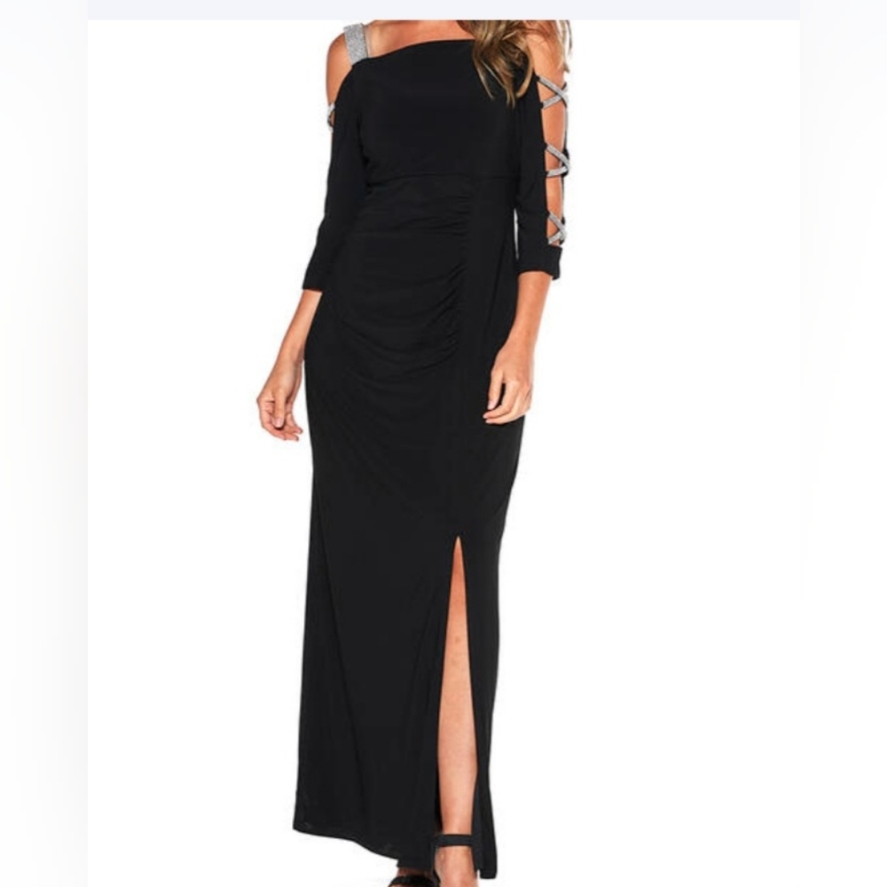 MSK Ladies Black Rhinestone dress